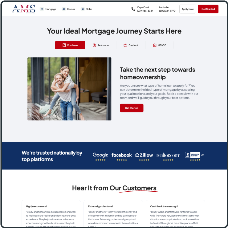 Mortgage Page