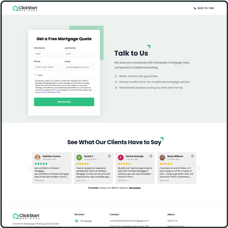 Landing Page